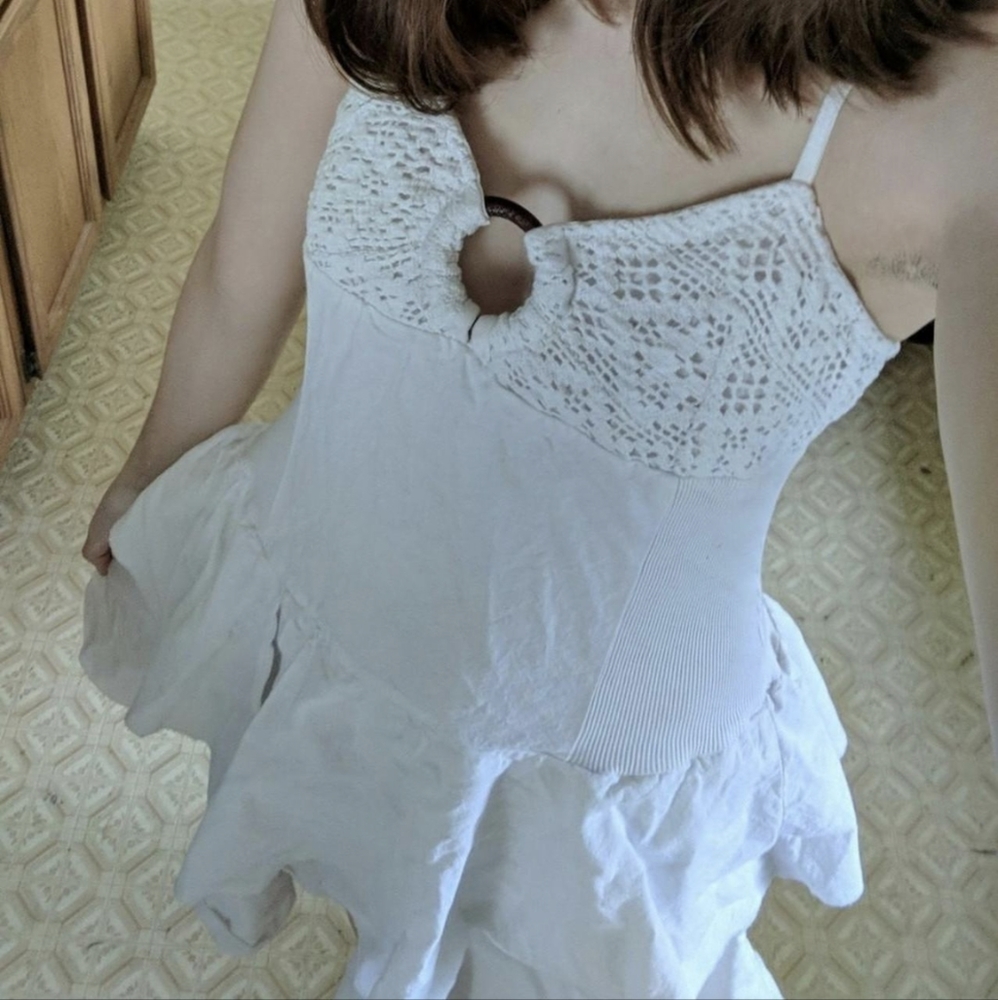 Vintage y2k for white fairy dress